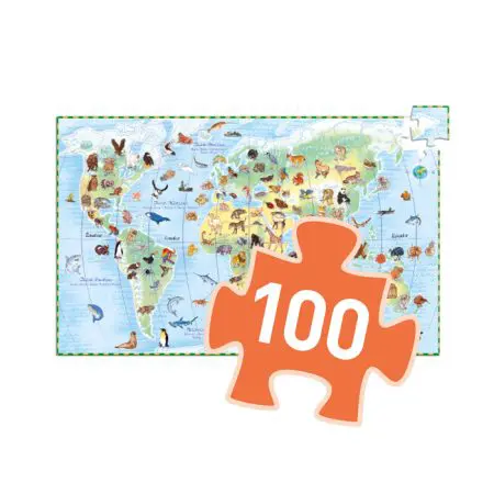 פאזל חוברת 100 - העולם
