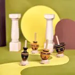 סביבון - עץ כד יווני שחור ספירלה