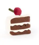 בובה רכה פרוסת עוגת יום הולדת