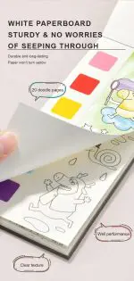 חוברת צבעי מים - יער קסום