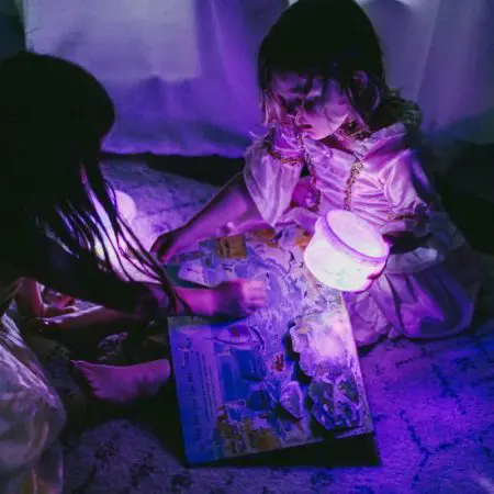 קוביות זוהרות באמבטיה - סגול