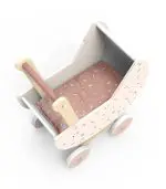עגלת בובה מעץ