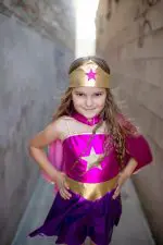תחפושת 5/6 - שמלת סופרעל כוכב + סרט ראש