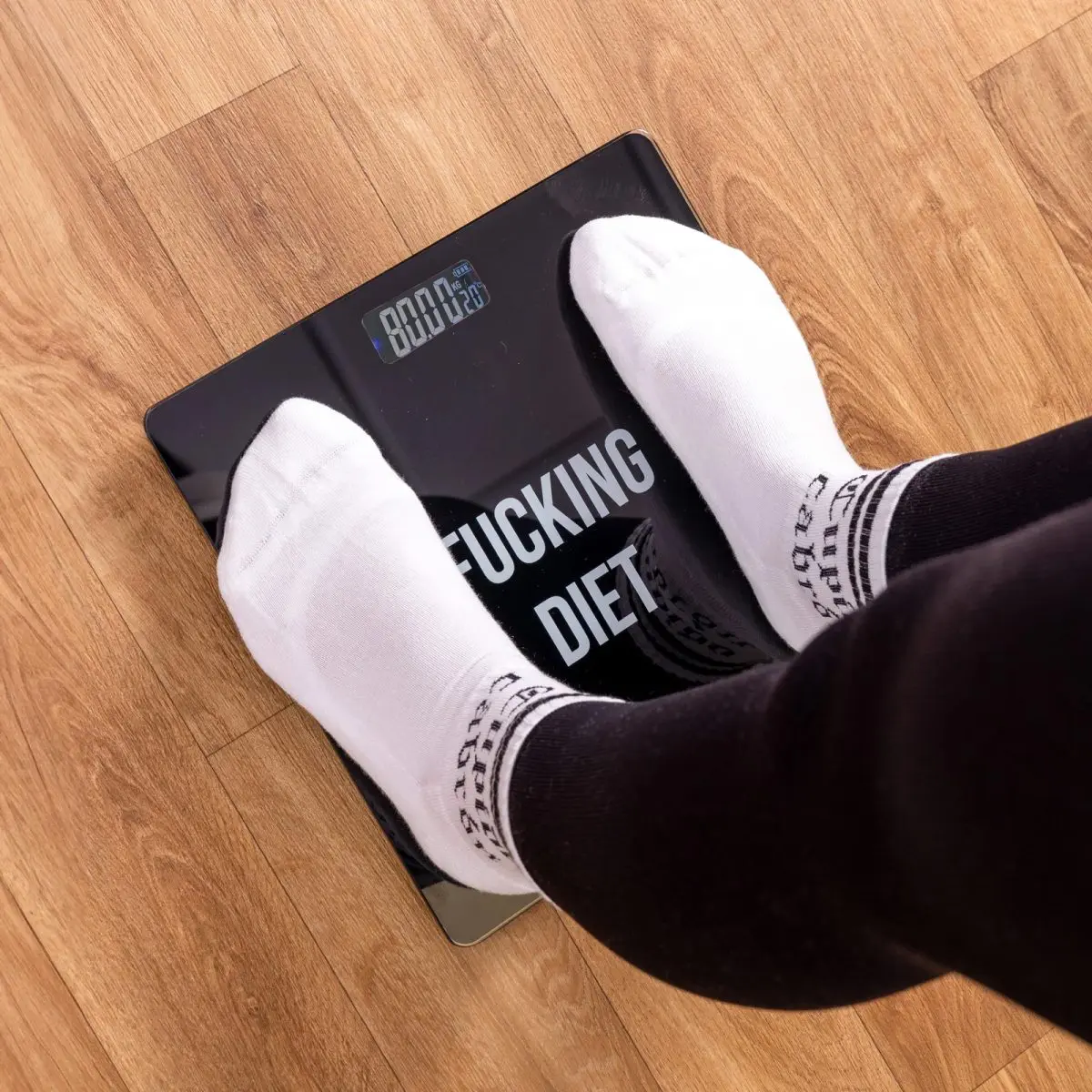 משקל אדם דיגיטלי F*** Diet
