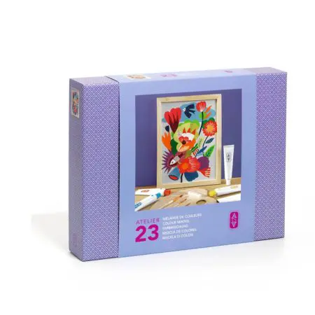 סדנת אמן 23 - אקריליק פרחים