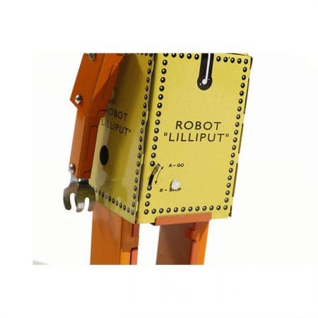 רובוט ליליפוט צהוב מפח