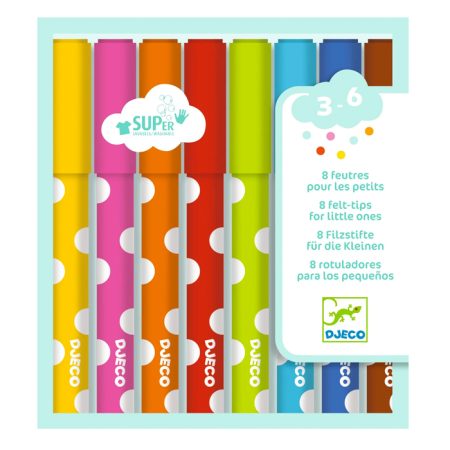 יצירה לקטנטנים חומרים - 8 טושים