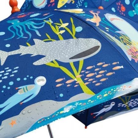 מטרייה מחליפה צבעים אוקיינוס כחולה