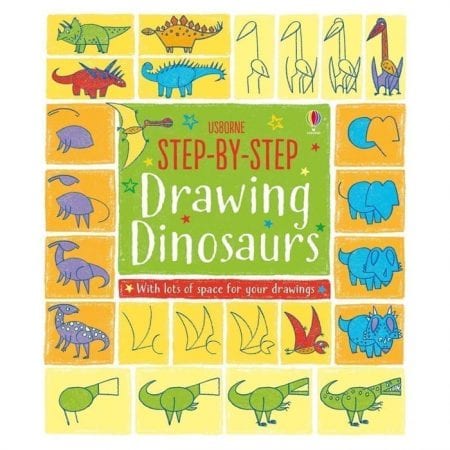 לומדים לצייר שלב אחר שלב דינוזאורים