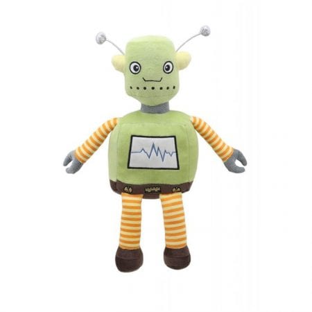 בובת רובוט ירוק
