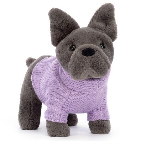 בובה - כלב בולדוג צרפתי בסוודר