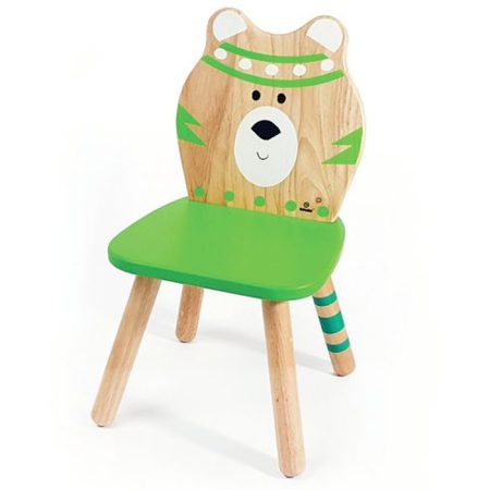 כסא לילדים מעץ - דוב