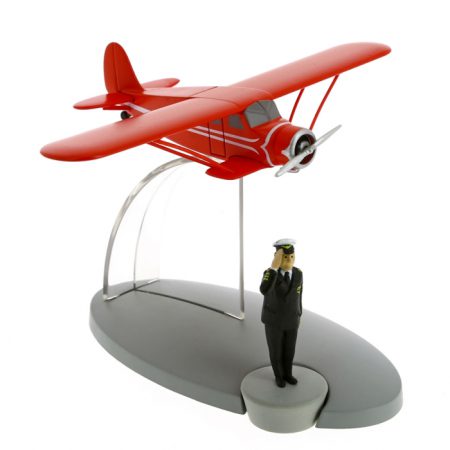 טין טין - מטוס אדום של פרופסור אלמביק