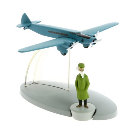 טין טין - מטוס כחול שדה התעופה פרנקפורט