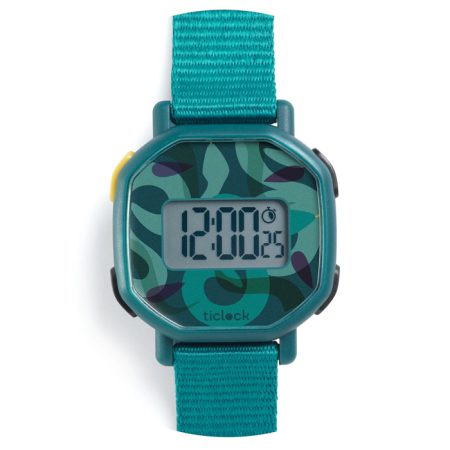 שעון דיגיטלי רטרו - ירוק