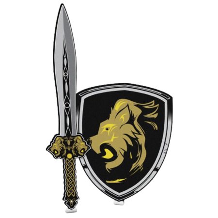 סט חרב ומגן - אריה