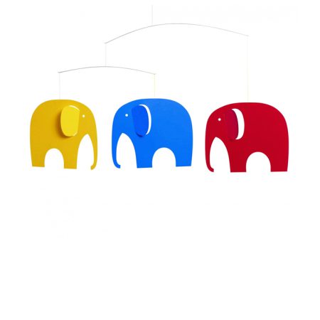 מובייל - פילים צבעוני
