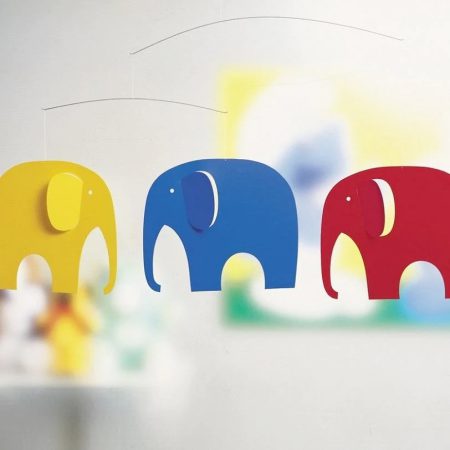 מובייל - פילים צבעוני