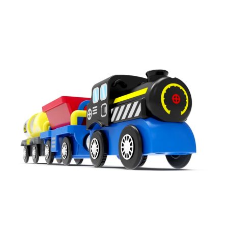 סט קטר חשמלי ושני קרונות