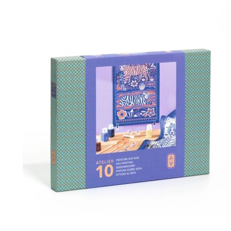 סדנת אמן 10 - צעיף משי טיגריסטים